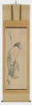 Jittoku, Puppies, and Hotei, Nagasawa Rosetsu (Japanese, 1754–1799), Triptych of hanging scrolls; ink on paper, Japan